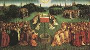 Adoration fo the Mystic Lamb,from the Ghent Altarpiece Jan Van Eyck